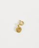 ASOS DESIGN ASOS DESIGN waterproof stainless charm in letter O in gold tone - 1