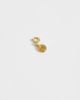 ASOS DESIGN ASOS DESIGN waterproof stainless charm in letter O in gold tone - 3
