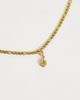 ASOS DESIGN ASOS DESIGN waterproof stainless charm in letter O in gold tone - 4