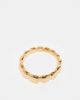 ASOS DESIGN ASOS DESIGN waterproof stainless puff band ring in gold - 2