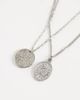 ASOS DESIGN ASOS DESIGN waterproof stainless steel 2 pack lion and sun pendant necklace in silver - 4