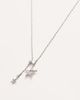 ASOS DESIGN ASOS DESIGN waterproof stainless steel adjustable star pendant necklace in silver - 2