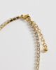 ASOS DESIGN ASOS DESIGN waterproof stainless steel anklet with crystal cupchain design in gold tone - 3