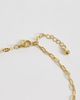 ASOS DESIGN ASOS DESIGN waterproof stainless steel anklet with paper-chain design in gold tone - 2