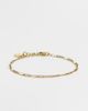 ASOS DESIGN ASOS DESIGN waterproof stainless steel bracelet with dainty chain links in gold tone - 1