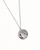ASOS DESIGN ASOS DESIGN waterproof stainless steel coin pendant necklace in burnished silver - 2