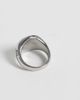 ASOS DESIGN ASOS DESIGN waterproof stainless steel compass signet ring in silver - 2