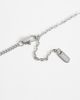 ASOS DESIGN ASOS DESIGN waterproof stainless steel cross pendant necklace in silver-Black - 3