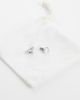 ASOS DESIGN ASOS DESIGN waterproof stainless steel cubic zirconia oval stud earrings in silver - 3