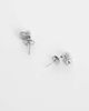 ASOS DESIGN ASOS DESIGN waterproof stainless steel cubic zirconia oval stud earrings in silver - 4