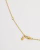 ASOS DESIGN ASOS DESIGN waterproof stainless steel cubic zirconia sapphire pendant necklace in gold - 3