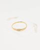 ASOS DESIGN ASOS DESIGN waterproof stainless steel cuff bracelet with infinity detail in gold tone with gift bag - 2