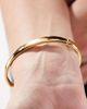 ASOS DESIGN ASOS DESIGN waterproof stainless steel cuff bracelet with infinity detail in gold tone with gift bag - 3