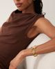 ASOS DESIGN ASOS DESIGN waterproof stainless steel cuff with starfish design in gold tone - 3