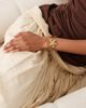 ASOS DESIGN ASOS DESIGN waterproof stainless steel cuff with starfish design in gold tone - 4
