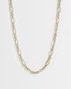 ASOS DESIGN ASOS DESIGN waterproof stainless steel dainty chain link necklace in gold tone - 1