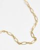 ASOS DESIGN ASOS DESIGN waterproof stainless steel dainty chain link necklace in gold tone - 2