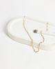 ASOS DESIGN ASOS DESIGN waterproof stainless steel dainty chain link necklace in gold tone - 4