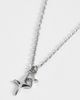 ASOS DESIGN ASOS DESIGN waterproof stainless steel double star pendant necklace in silver tone - 4