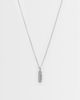 ASOS DESIGN ASOS DESIGN waterproof stainless steel feather pendant necklace in silver - 1