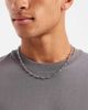 ASOS DESIGN ASOS DESIGN waterproof stainless steel fine marina neck chain in silver - 1