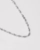 ASOS DESIGN ASOS DESIGN waterproof stainless steel fine marina neck chain in silver - 2