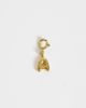 ASOS DESIGN ASOS DESIGN waterproof stainless steel interchangeable A charm in gold - 1