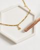 ASOS DESIGN ASOS DESIGN waterproof stainless steel interchangeable A charm in gold - 2