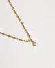 ASOS DESIGN ASOS DESIGN waterproof stainless steel interchangeable E charm in gold - 4