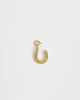 ASOS DESIGN ASOS DESIGN waterproof stainless steel interchangeable lucky horse-shoe charm in gold - 1