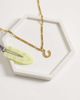 ASOS DESIGN ASOS DESIGN waterproof stainless steel interchangeable lucky horse-shoe charm in gold - 2