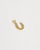 ASOS DESIGN ASOS DESIGN waterproof stainless steel interchangeable lucky horse-shoe charm in gold - 3