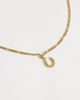 ASOS DESIGN ASOS DESIGN waterproof stainless steel interchangeable lucky horse-shoe charm in gold - 4