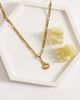 ASOS DESIGN ASOS DESIGN waterproof stainless steel interchangeable swan charm in gold - 2