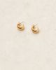 ASOS DESIGN ASOS DESIGN waterproof stainless steel mini huggie hoops in gold tone - 2