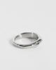 ASOS DESIGN ASOS DESIGN waterproof stainless steel molten plain band ring in silver tone - 2