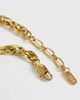 ASOS DESIGN ASOS DESIGN waterproof stainless steel multi link chain bracelet in gold - 3