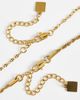 ASOS DESIGN ASOS DESIGN waterproof stainless steel muti-row necklace with tbar in gold tone - 4