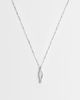 ASOS DESIGN ASOS DESIGN waterproof stainless steel necklace with fish pendant in silver tone - 1