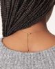 ASOS DESIGN ASOS DESIGN waterproof stainless steel necklace with knot pendant in gold tone - 3