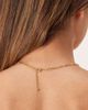ASOS DESIGN ASOS DESIGN waterproof stainless steel necklace with link chain and faux pearl detail in gold tone - 3