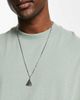ASOS DESIGN ASOS DESIGN waterproof stainless steel necklace with pyramid pendant in silver tone - 4