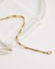 ASOS DESIGN ASOS DESIGN waterproof stainless steel oval link bracelet in gold - 3