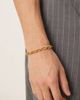 ASOS DESIGN ASOS DESIGN waterproof stainless steel oval link chain bracelet in gold - 1
