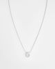 ASOS DESIGN ASOS DESIGN waterproof stainless steel round molten pendant necklace in silver tone - 1