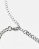 ASOS DESIGN ASOS DESIGN waterproof stainless steel short slim 4mm chain necklace in silver - 2