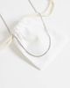 ASOS DESIGN ASOS DESIGN waterproof stainless steel slim rope chain necklace in silver tone - 3