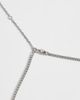 ASOS DESIGN ASOS DESIGN waterproof stainless steel snake pendant necklace in burnished silver - 4