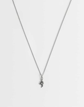 ASOS DESIGN ASOS DESIGN waterproof stainless steel snake pendant necklace in silver