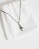 ASOS DESIGN ASOS DESIGN waterproof stainless steel snake pendant necklace in silver - 3